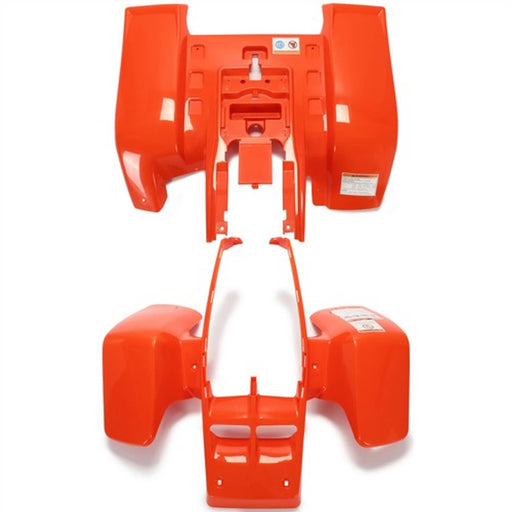 DURAFORCE Front + Rear Fender Plastic Body For 87-06 Yamaha Banshee 350 YFZ350 (ORANGE)
