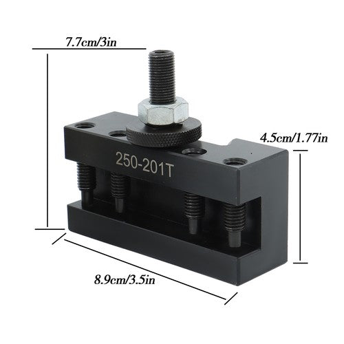 DURAFORCE 4PC BXA Tool Post Tool Holder Set For Lathe 250-201 250-202 250-201XL 250-202XL