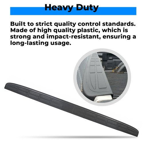 Tailgate Spoiler Cap Molding Top Protector for 1999-2007 Silverado Sierra Black