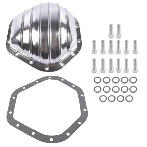 DURAFORCE Rear Differential Cover for 1973-1995 GM / Chevy 10.5" 14 Bolt Polished Aluminum