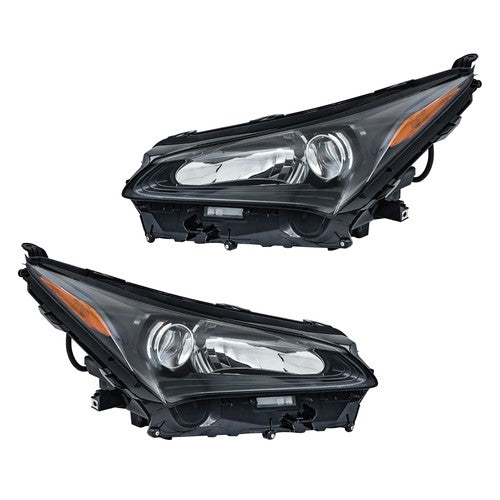 DURAFORCE LED+Halogen w/Sport Pkg For 2015-2017 Lexus NX200t Headlights Passenger+Driver