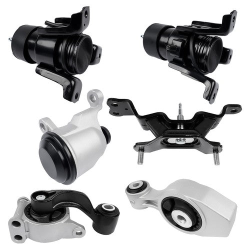 DURAFORCE 6Pcs Motor & Trans Mount Set for Nissan Pathfinder 3.5L FWD for Auto Trans 13-16