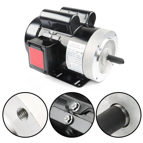 DURAFORCE 2HP 115/230V General Purpose Motor 3450RPM Electric Motor 56C Single Phase New
