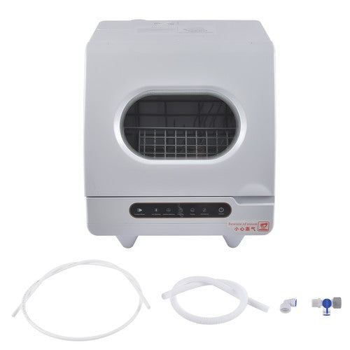 DURAFORCE Compact Countertop Mini Dishwasher 5 Programs Spray & Quick Washing 110V 1200W