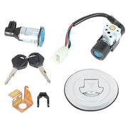 DURAFORCE Ignition Switch Fuel Gas Cap Key Lock Set For Honda MSX125 GROM125 AC 2014-2015