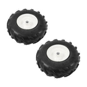 DURAFORCE 13x5.00-6" Rubber Tiller Tire & Wheel 1" Axle Size For Garden Tractor Tire 2Pack