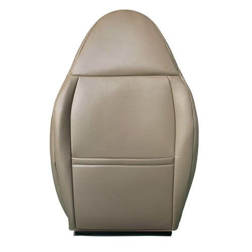 Driver Side Lean Back Leather Cover Tan Front 1999 2000 for Ford F350 Lariat