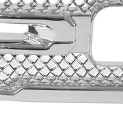 DURAFORCE Front Grille Covers Grill Overlay Chrome for GMC Sierra 1500 SLT AT4 2019-2022