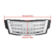 DURAFORCE Grille Model Silver Gray Front Mesh Grille For Cadillac Escalade 2015 16-2020