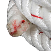 DURAFORCE 3/4IN x120FT High Strength Braided Rope Breaking Strength 2038 Pounds White Red