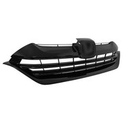 DURAFORCE Front Bumper Gloss Black Mesh Grille Grill for 2017-2019 for Honda CR-V