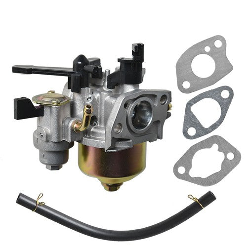 DURAFORCE Carburetor Kit For HONDA GX160 5.5HP GX200 16100-ZH8-W61 W/ Fuel Pipe 2pcs