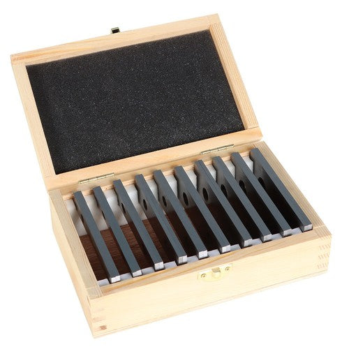 DURAFORCE 0. 001" 1/8 x 4" 10 Pair Precision Parallel Set Hardened Steel In Case