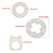 DURAFORCE For Fourtrax 300 4x4 300FW 1992-2000 Front Disc Brake Conversion Kit ADV-NNB77