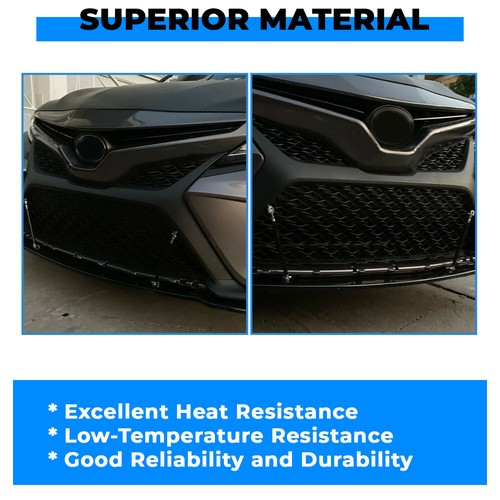 Front Bumper Lip Fit 2018-2020 Toyota Camry SE XSE Glossy Black