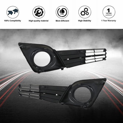 DURAFORCE For Toyota Camry 2012 2013 2014 Series Fog Light Bezel Set Passenger&Driver Side