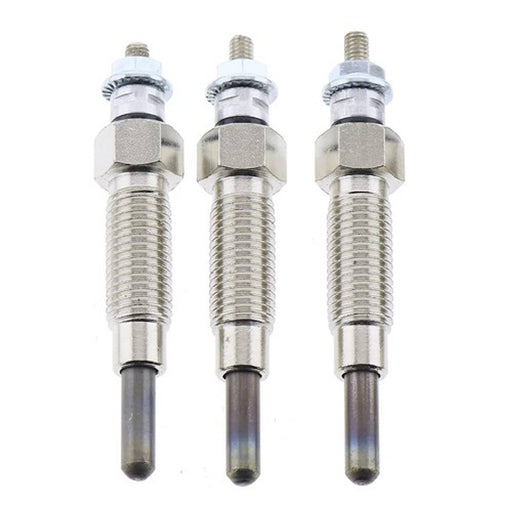 DURAFORCE 3Pcs Glow Plug For Kubota Engine D950 D600 D640 D850 D750 V1100 V1200 Z600