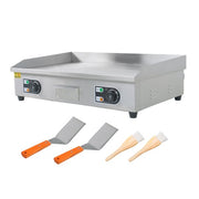DURAFORCE 30 Inch Commercial Electric Griddle 3000W Countertop Flat Top Grill 122℉-572℉