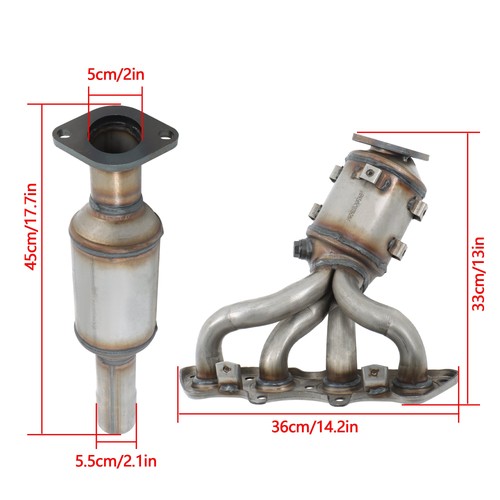 DURAFORCE For Kia Soul 2012 2013-19 16682 Manifold and Rear Catalytic Converter 285102BEF1