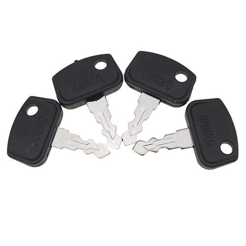 68920 4267379M1 Ignition Key for Kubota RTV400 RTV500 RTV900 RTV1140 4PCS