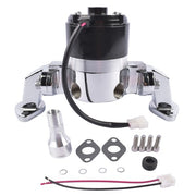 DURAFORCE High Flow Aluminum Electric Water Pump for Big Block Chevy 396 454 427 Chrome
