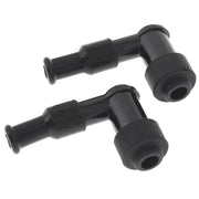 DURAFORCE 2×Spark Plug Boot Cap Cover Resistor LB05F 90 Degree For Motorcycle Snow NEW