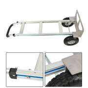DURAFORCE Aluminum 500Lbs Hand Truck Trolley Dolly 14"×7-1/2" Diecast Nose Plate