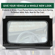 DURAFORCE For 2015-2024 HONDA PIONEER 500 /21-25 PIONEER 520 Front Clear Glass Windshield