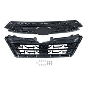 DURAFORCE Brand New For Subaru Forester 2022-2024 Front Bumper Upper Grille Plastic Black