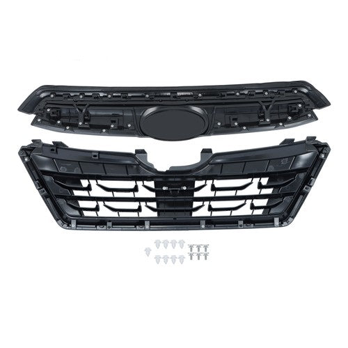 DURAFORCE Brand New For Subaru Forester 2022-2024 Front Bumper Upper Grille Plastic Black