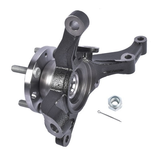 DURAFORCE Front Left Steering Knuckle & Wheel Hub Bearing Assembly for Chevy Aveo Aveo5