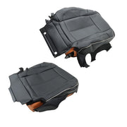 DURAFORCE Black For Hummer H3 2006 2007-2010 Passenger Seat Cushion And Backrest Leather