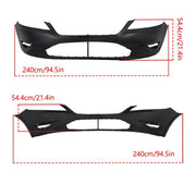 DURAFORCE Front Bumper Cover & Front Upper Grille Fit For Ford Taurus 2010 11 2012