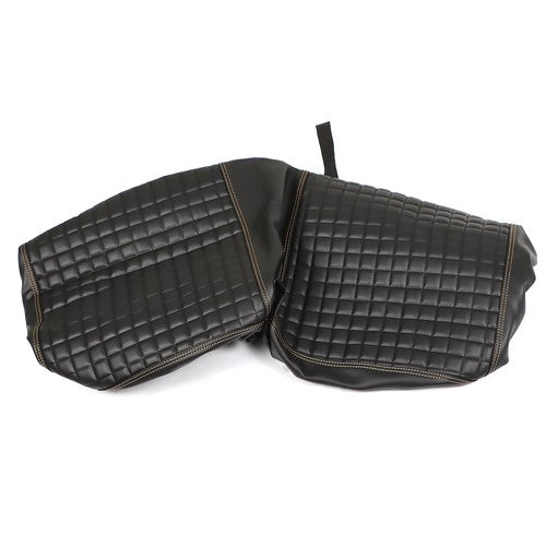 DURAFORCE Golf Cart Diamond Seat Cover Kit For Club Car Precedent Seat Cushion Black