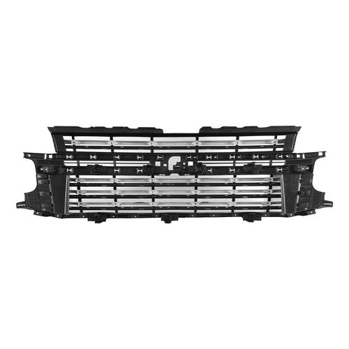 DURAFORCE Black Front Bumper Grille For 2021-2024 Chevrolet Tahoe Suburban LT 84634392