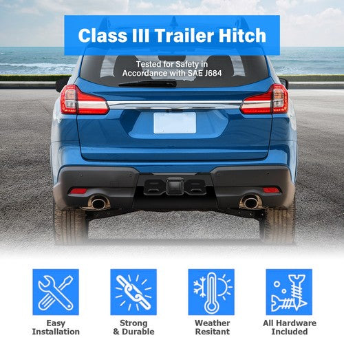 Class 3 Trailer Hitch Towing Receiver for Subaru Ascent All Styles 2019-2025