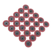 DURAFORCE Surface Conditioning Quick Change Discs, 2" Red (Medium) Prep Pad - 25 Pack