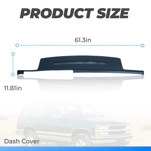 Dark Blue Dash Cover Cap Overlay for Chevy Silverado C K 1500 1988 1994 1993 92