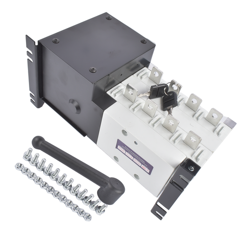 DURAFORCE Industrial Automatic Transfer Switch 4P 160A 110V or 220V Plastic Copper Steel