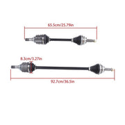 DURAFORCE Fit For Toyota Corolla 2009 2010-2012 66522466-5228 Front CV Axle Shaft 2PCS