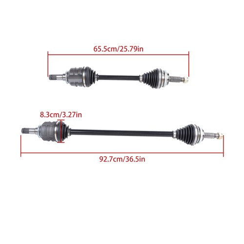 DURAFORCE Fit For Toyota Corolla 2009 2010-2012 66522466-5228 Front CV Axle Shaft 2PCS