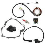 DURAFORCE For 2004-2007 Yamaha Rhino 660 YXR660 Ignition Coil & Stator Regulator Relay Kit