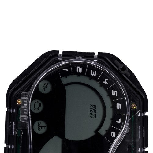DURAFORCE LCD Speedometer Gauge Cluster with Chrome Bezel Fits for Sea-Doo GTI Rental SE