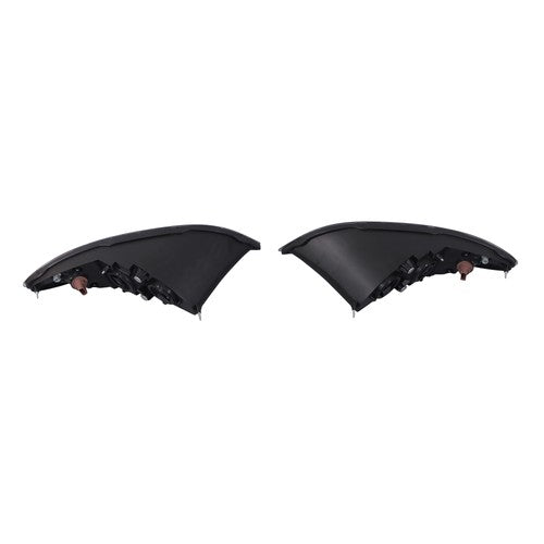 DURAFORCE For 2008-2016 International ProStar Black Housing Projector Headlights Pairs