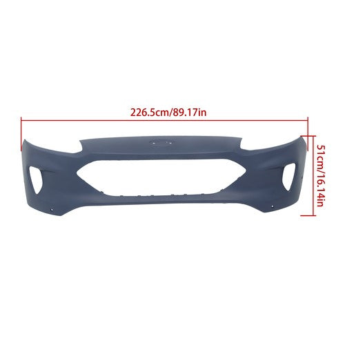 DURAFORCE Front Bumper Cover Plastic W/ Sensor Holes FO1014143 For Ford Escape 2020-2022