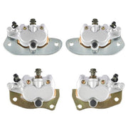 DURAFORCE Front & Rear Brake Calipers Set For 2008-2013 Yamaha Rhino 700 YXR700 With Pads