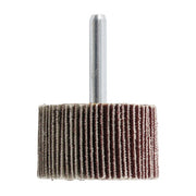 DURAFORCE 5 Pack 1-1/2" x 1" x 1/4" Aluminum Oxide Shank Mounted Flap Wheels 120 Grit