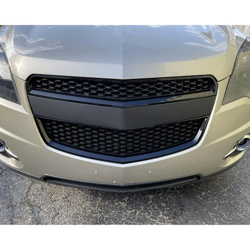 Black Front Upper Bumper Grille Honeycomb For 10-15 Chevy Equinox