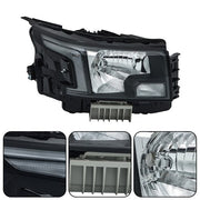 DURAFORCE Headlight Replacement For Nissan Frontier 2022-2023 RH Side Clear Black Halogen