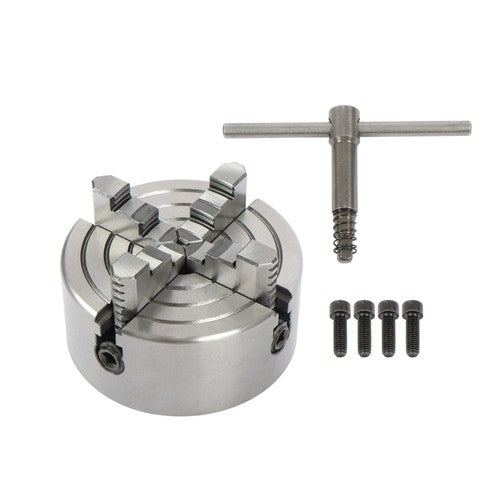DURAFORCE Reversible Jaw 5" 4-Jaw Lathe Chuck K72-125 - Independent Wood Turning